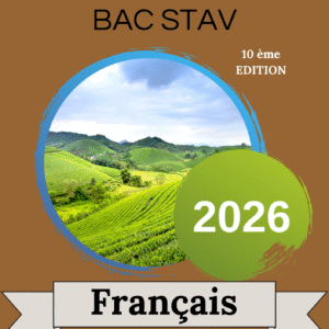 Annales bac techno STAV Français 2026