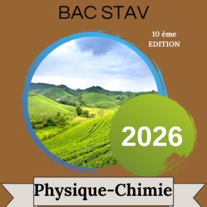 Annales bac techno STAV Physique Chimie 2026