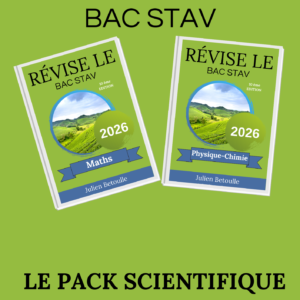 Pack Guide de révisions bac STAV scientifique 2026